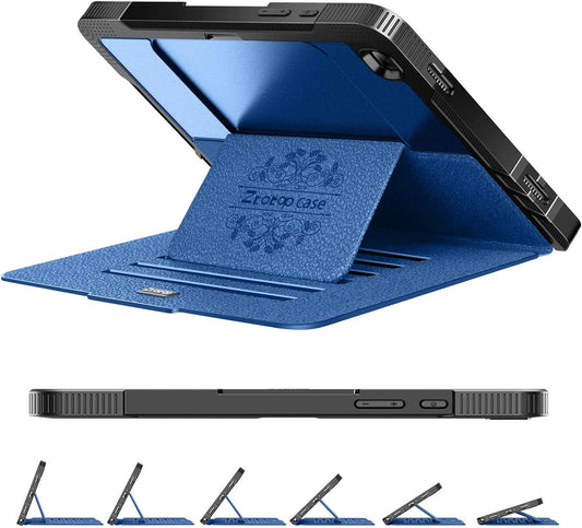 for Samsung Galaxy Tab A7 10.4 Inch Tablet 2020 (SM-T500/505/507), [6 Magnetic Stand Angles] Heavy Duty Highly Protective & Shock Absorption Cover with Auto Wake/Sleep, Navyblue