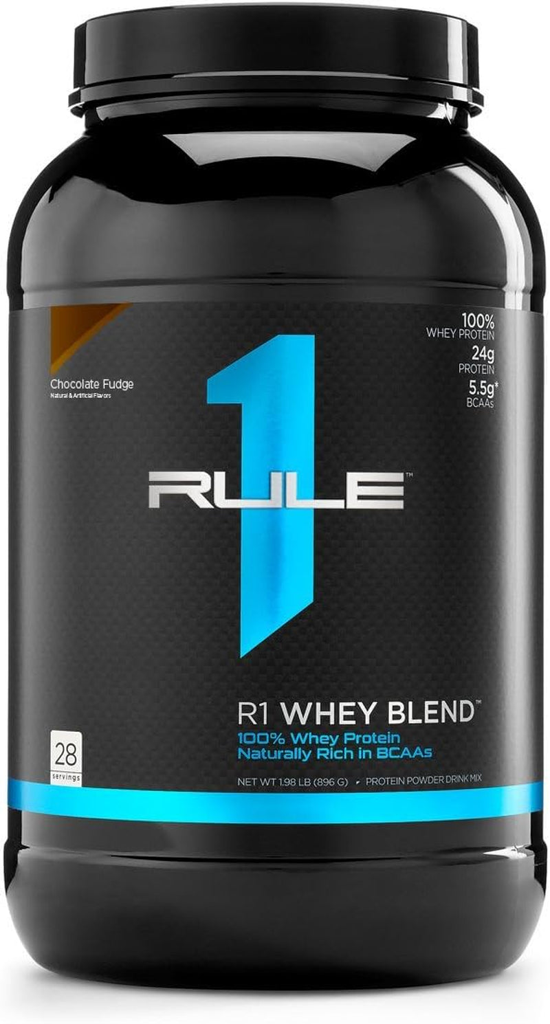 R1 Whey Blend, 28 Servings, Chocolate Fudge