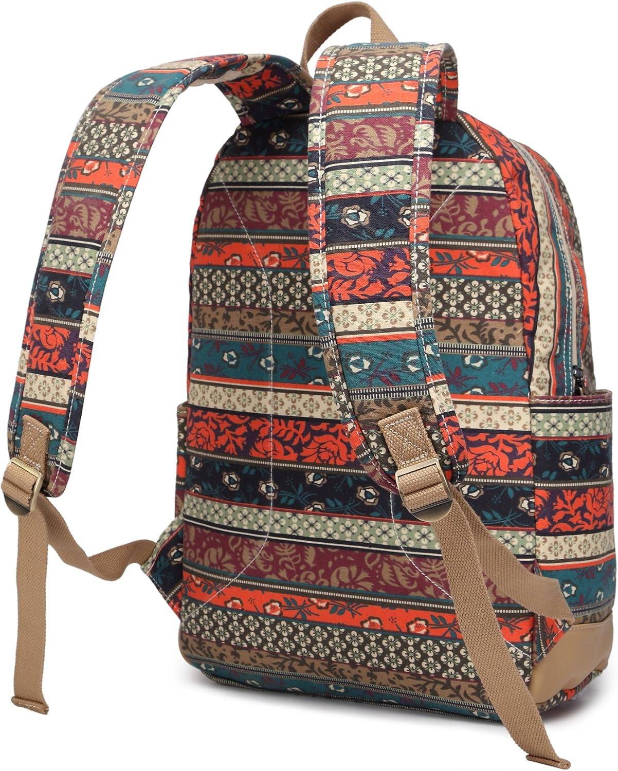 New Bohemian Laptop Backpack with Massage Cushioned Straps Travel Outdoor Backpack for Laptop up to 15.6 Inch