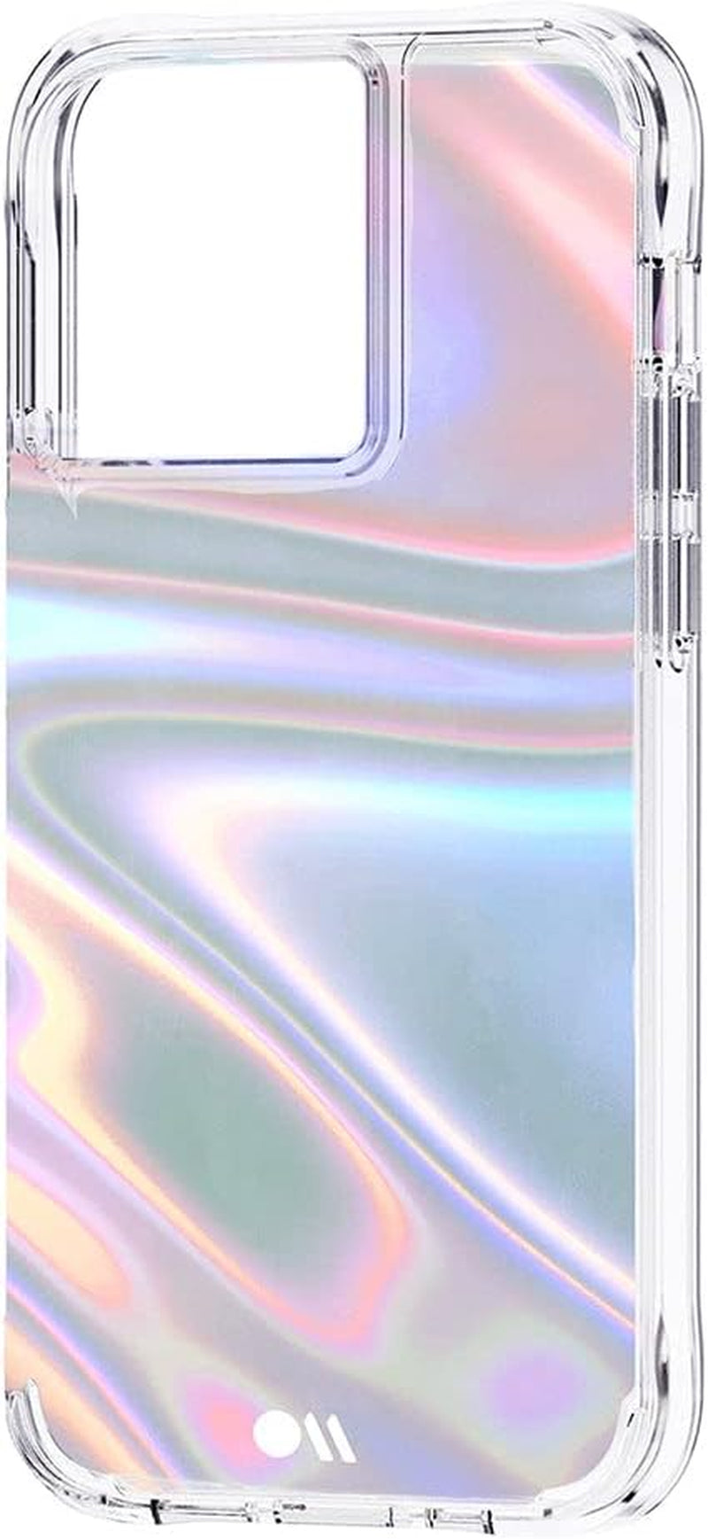 Soap Bubble Iphone 13 Pro Case [10Ft Drop Protection] [Wireless Charging Compatible] Luxury Cover for Iphone 13 Pro 6.1" - Iridescent Swirl Effect. Anti-Scratch, Shock Absorbing - Iridescent