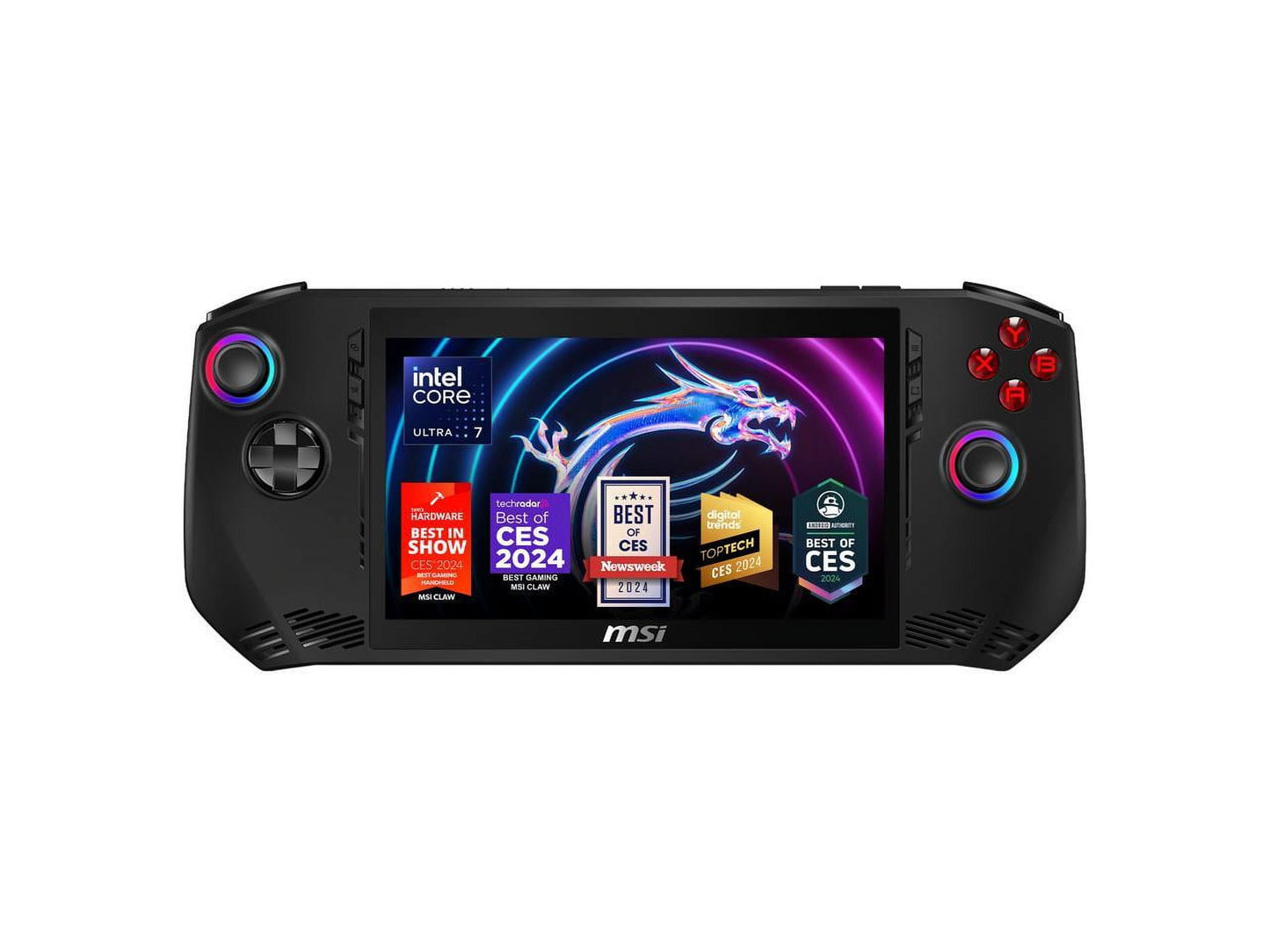 Claw 7" 120Hz Gaming Handheld - Intel Core Ultra 5 16GB LPDDR5 512GB SSD Black (2024)