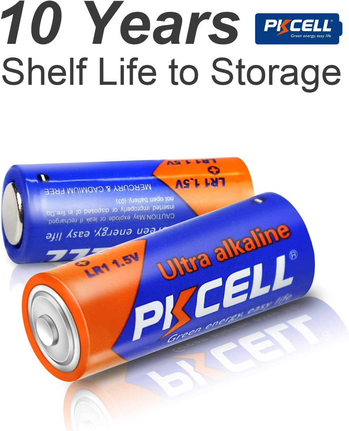 N Size 1.5V Alkaline Batteries, MN9100/E90/LR1 Medical Battery 20 Pack, Long-Lasting for Medical Devices, GPS Trackers, Key Fobs, and More