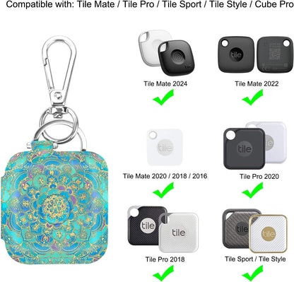 Case Cover for Tile Mate/Pro/Sport/Style/Cube Pro Key Finder, Shades of Blue